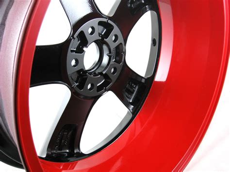 Red With Black Powder Coated Rim See Our Gallery Of Powder Coated