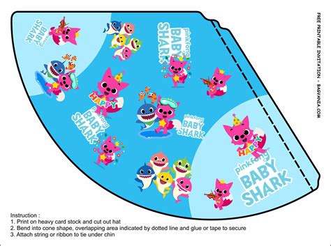 Print as many as you need for your amount of cupcakes. Get Free Printable Pinkfong Baby Shark Birthday Party Kits Templates #free #freeinvitation2019 # ...