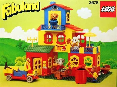 3678 The Fabuland House Kindheit Spielzeug Lego Fabuland Vintage Lego