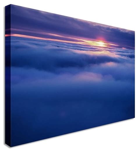 Purple Clouds By Sunset Art Canvas Prints Canvas Art Cheap Prints By