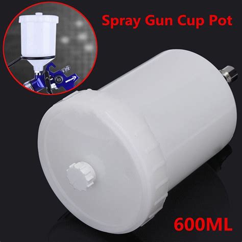 For Devilbiss Pro Pri FLG 600ML Gravity Paint Spray Gun Cup Replacement