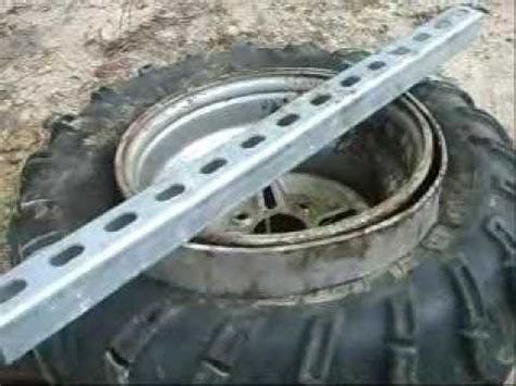 Here is how to fix it. Redneck Beadbreaker tire repair - YouTube