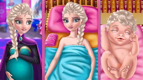 Frozen Elsa Surprise Pregnancy Frozen Queen Elsa Baby Birth Video Game