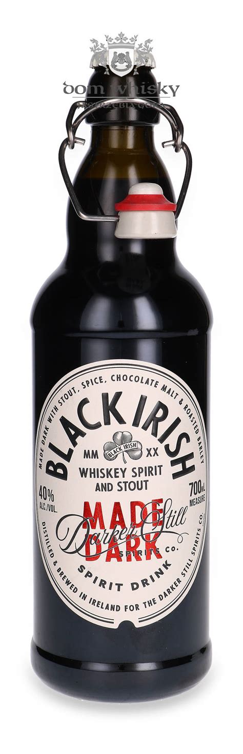 Black Irish Whiskey And Stout 40 07l Dom Whisky