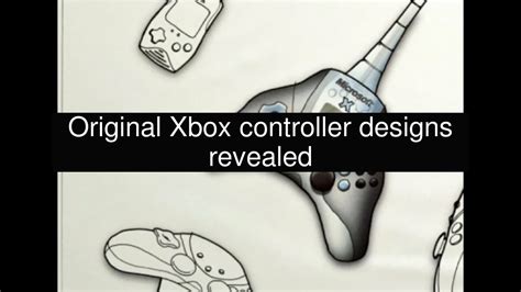 Original Xbox Controller Designs Revealed Youtube