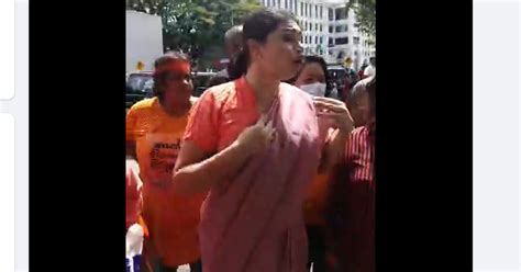 Hirunika Who Protested For The Rights Of Women Was Arrested Video