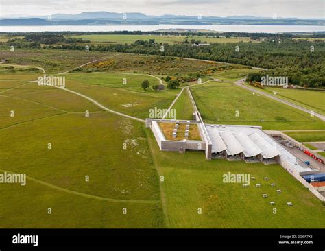Aerial View Of The Culloden Moor Battlefield Inverness Shire Scotland