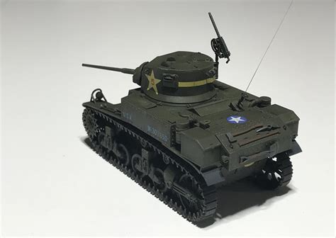 Tamiya 135 M3a1 Stuart The New One Ready For Inspection Armour