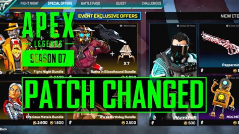 Patch Notes Changed All Fight Night Skins Apex Legends Caustic Buff