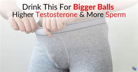 Drink This For Bigger Balls Higher Testosterone More Sperm Dr Sam Robbins