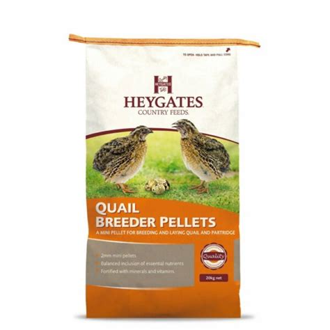 Heygates Quail Layersbreeder Pellets 20kg Willow Park Seeds