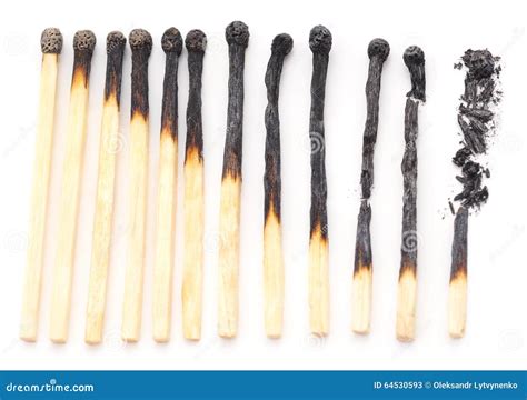 Burnt Matches Stock Image Image Of Creativity Objects 64530593