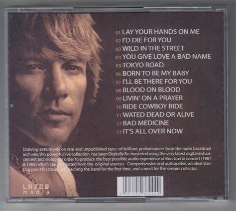 bon jovi “the ultimate roots″ cd 1988 12 31 1989 1 1 tokyo redbank s bon jovi collection