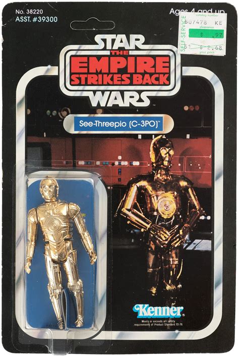 Hake S Star Wars The Empire Strikes Back C Po Action Figure On Back C Card