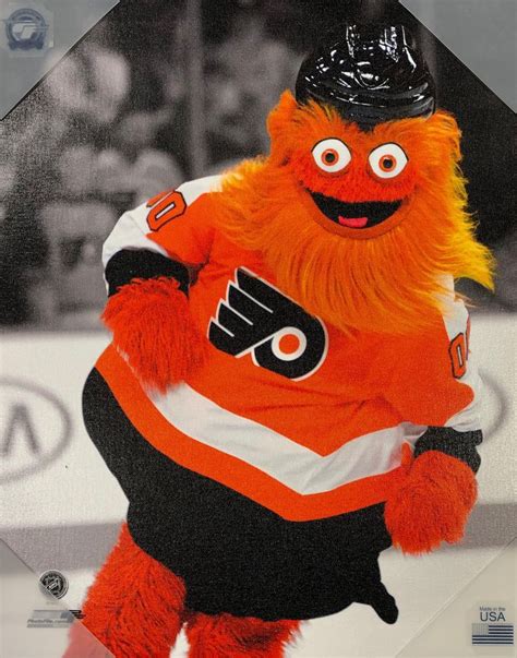 Gritty Philadelphia Flyers Nhl Hockey 16x20 Mascot Canvas Print