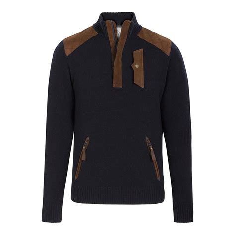 Mens Alpine Guide Ski Sweater Alps And Meters