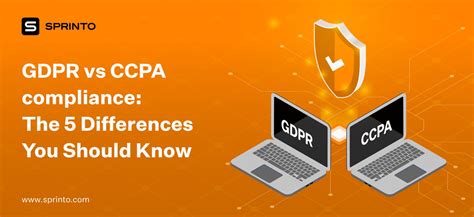 CCPA Vs GDPR The Differences You Should Know Sprinto