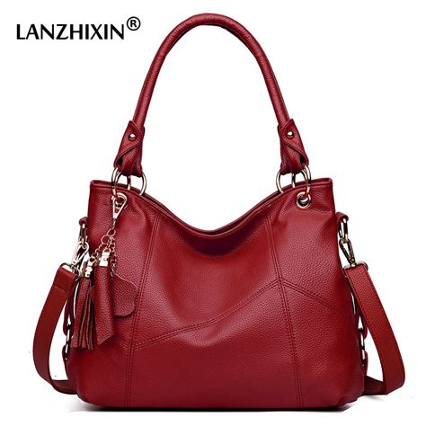6889 3889free Shipping Lanzhixin Women Leather Handbags Women