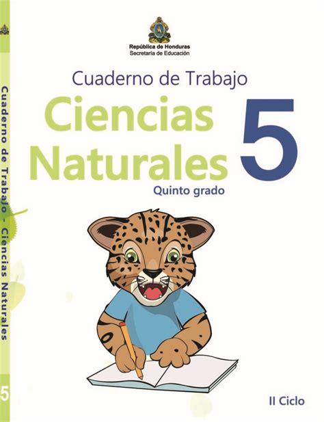 Libro De Ciencias Naturales Quinto Grado 2022 Libros Honduras
