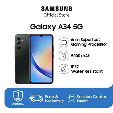 Spesifikasi Dan Harga Samsung A34 5g Dengan Kamera Sejernih Iphone