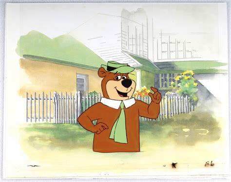 Yogi Bear Original 1970s Hanna Barbera Productions Hand Painted