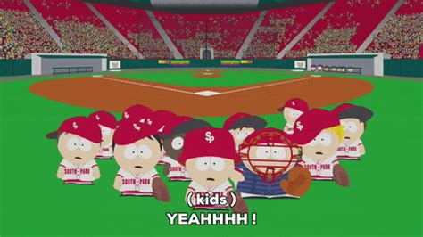 List of all south park episodes the losing edge is the fifth episode of season nine, and the 130th overall episode of south park. Baseball Team GIFs - Find & Share on GIPHY