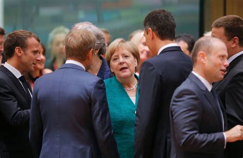 Eu Leaders Reach Migration Deal Giving Merkel A Respite At Home Wsj