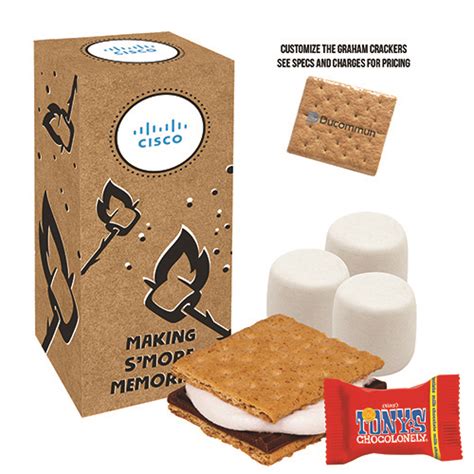 Smores Kit In Box Featuring Tonys Chocolonely Midnite Snax