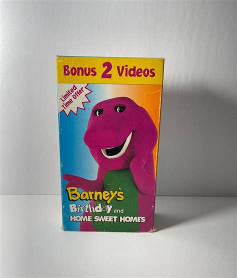 Barneys Birthday And Home Sweet Home On Vhs Etsy