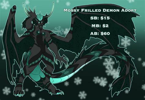 Closed Frilled Demon Adopt By Frostiearts On Deviantart