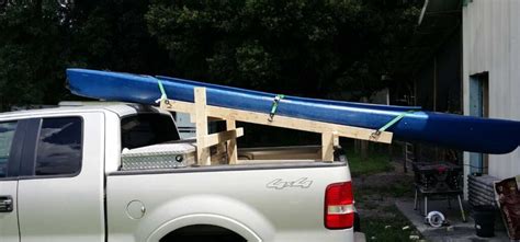 How To Make A Kayak Rack For Your Truck Diy Kayak Rack For Truck