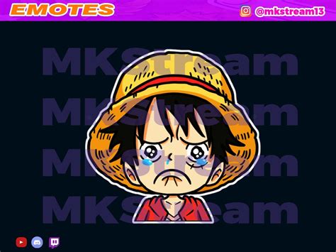 Twitch Emotes Chibi Luffy Sad By Mkstream On Dribbble