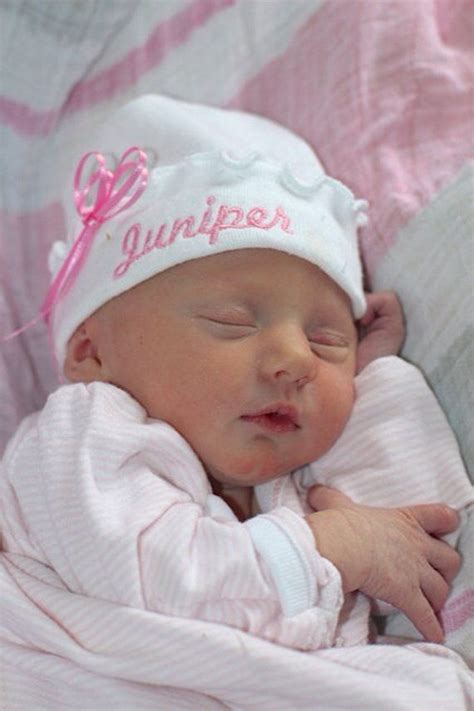 Ruffled Girly Girl Newborn Baby Girl Hat Bright Pink Name Etsy Baby