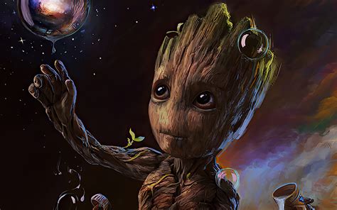 1280x800 Baby Groot 2020 Art 720p Hd 4k Wallpapersimagesbackgrounds