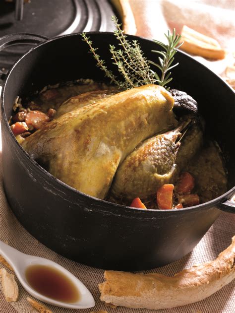 Pintade en cocotte aux vapeurs de Pommeau