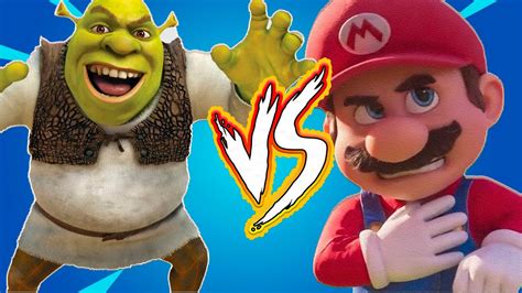 Mario Vs Shrek Epic Battle Youtube