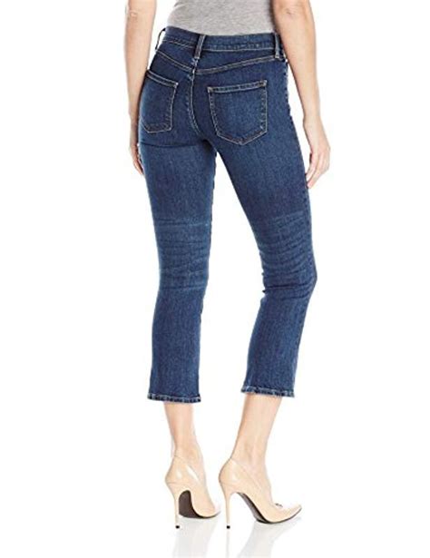 J Brand Selena Mid Rise Cropped Bootcut Jean In Blue Lyst
