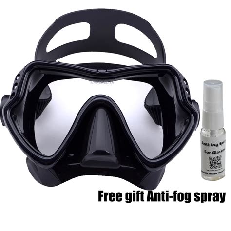 Scuba Diving Mask With Tempered Glass Free Dive Mask Silicon