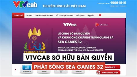 Vtvcab S H U B N Quy N Ph T S Ng Sea Games Youtube