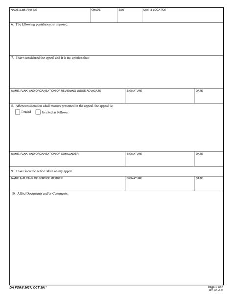 Da Form 2627 Fill Out Sign Online And Download Fillable Pdf