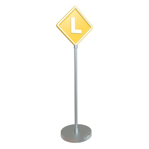 Traffic Sign 3d Vector Traffic Warning Sign 3d Road 3d Road Warning