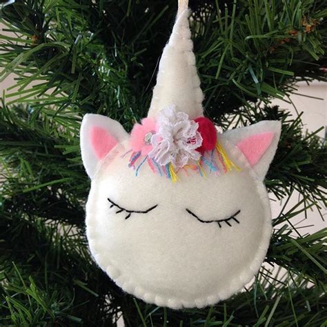 Unicorn Christmas Tree Ornaments — Sum Of Their Stories Craft Blog