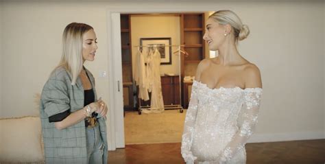 Watch Hailey Baldwins Final Wedding Dress Fitting Video Popsugar