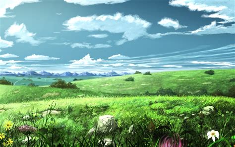 30 Anime Landscape Wallpaper 1280x800 Michi Wallpaper