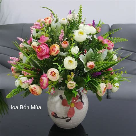 Hoa Nhỏ Để Bàn Hoa Giả đẹp Shop Hoa Lụa Hoa Giả Nghệ Thuật Cao Cấp