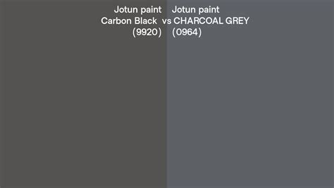 Jotun Paint Carbon Black Vs Charcoal Grey Side By Side Comparison