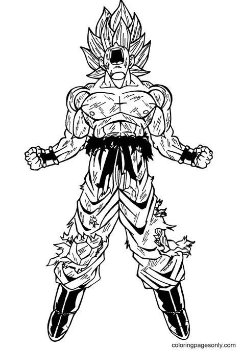Ss Goku Coloring Pages