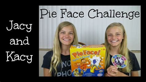 Pie Face Challenge ~ Jacy And Kacy Youtube