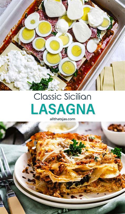 Classic Sicilian Lasagna With Oven Ready Lasagna Noodles