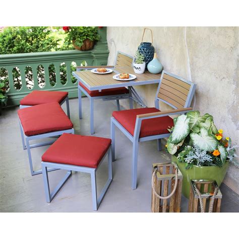 Sam's club is an exceptional wholesale club with outstanding values on tvs, mattresses, furniture, auto and tires, outdoor and patio, and more. Pelham Convertible Dining Set - Red - Sam's Club | Bistro ...